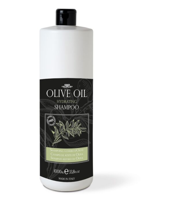 Olive Oil plaukus drėkinantis šampūnas su alyvuogių ir arbatmedžių aliejais